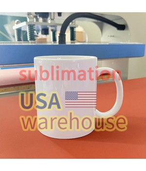 Sublimation Mug 11oz Plain White Blank Coffee Mugs for Sublimation Printing Bulk White Ceramic Sublimation Mug 11 oz