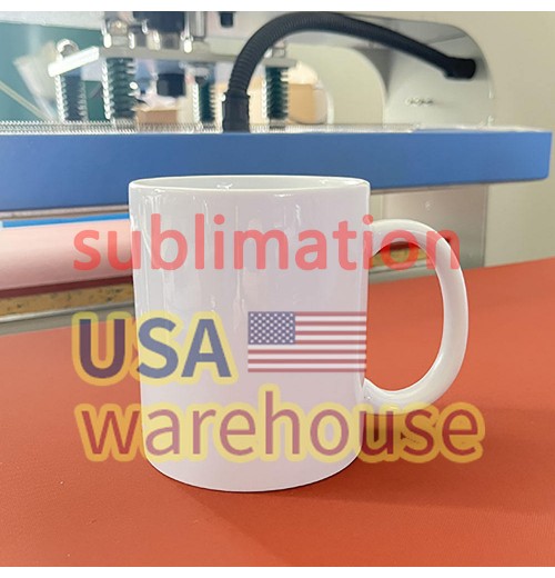 Sublimation Mug 11oz Plain White Blank Coffee Mugs for Sublimation Printing Bulk White Ceramic Sublimation Mug 11 oz