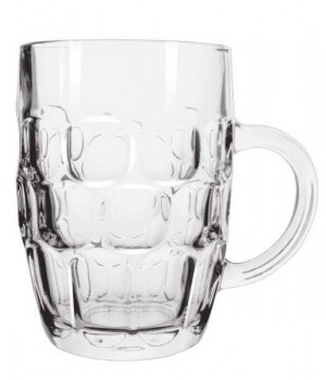 Wholesale 285 ml 530 ml 660 ml High Quality Soda Lime Glass Cheap Beer Mug Glass Cup With Handle